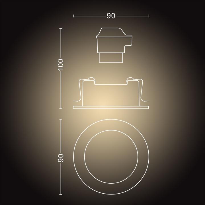 Image du produit Philips Hue Milliskin Basis BT (350 lm, GU10)
