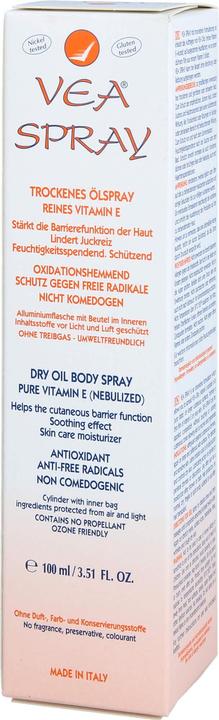 Actual product image VEA Dry care oil from pure vitamin E oil (Body cream, 100 ml)