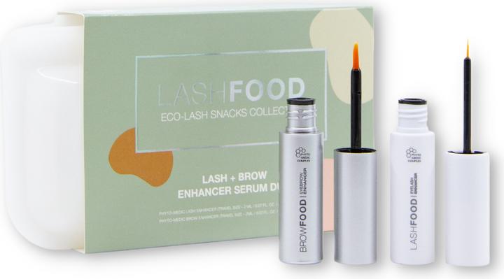 Lashfood Lash + Brow Enhancer Serum Duo (2 ml)