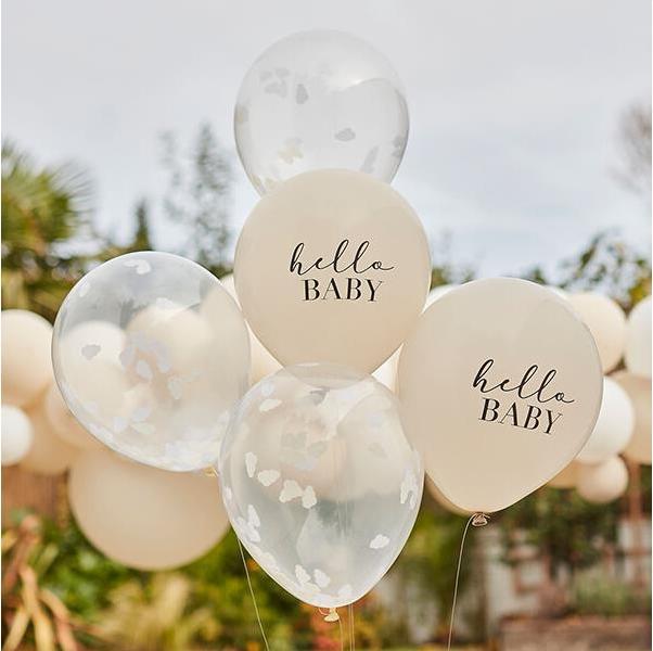 Actual product image Sombo Balloons Hello Baby (1 x)