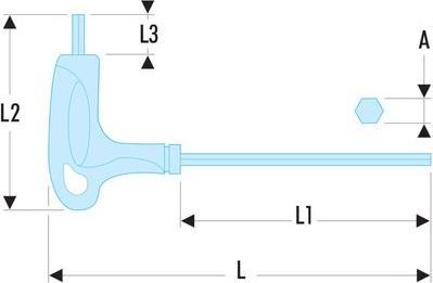 Produktbild Facom T40 TGriff TORX®Schlüssel Kurz