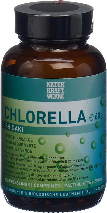 NaturKraftWerke Chlorella Ishigaki Presslinge (300 Stück, Tabletten, 215 g)