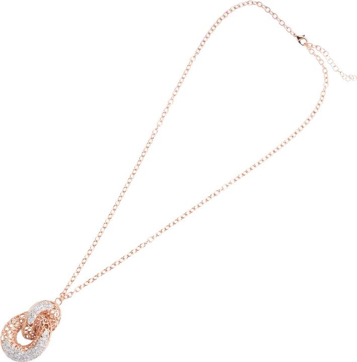 Actual product image Ottaviani Bronze necklace with silver glitter (60 - 65 cm)