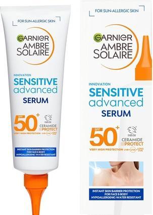 Image du produit Garnier Ambre Solaire Sensitive Advanced expert+ (Crème solaire visage, SPF 50, 125 ml, 161 g)