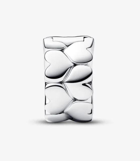 Actual product image Pandora Heart pattern clip (Sterling silver 925)