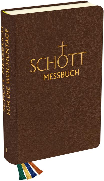 Actual product image SCHOTT Missal - For the Days of the Week - Volume 1: Coined Times (Hardcover, German)