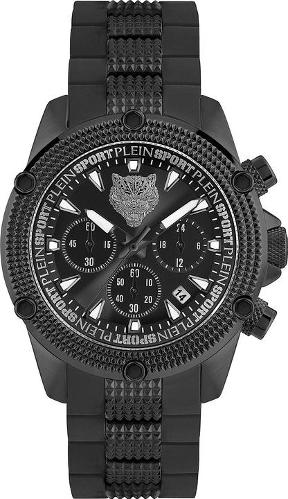 Actual product image Plein Sport PSDBA1023 Hurricane Chronograph 44mm 5ATM (Analogue wristwatch, 44 mm)