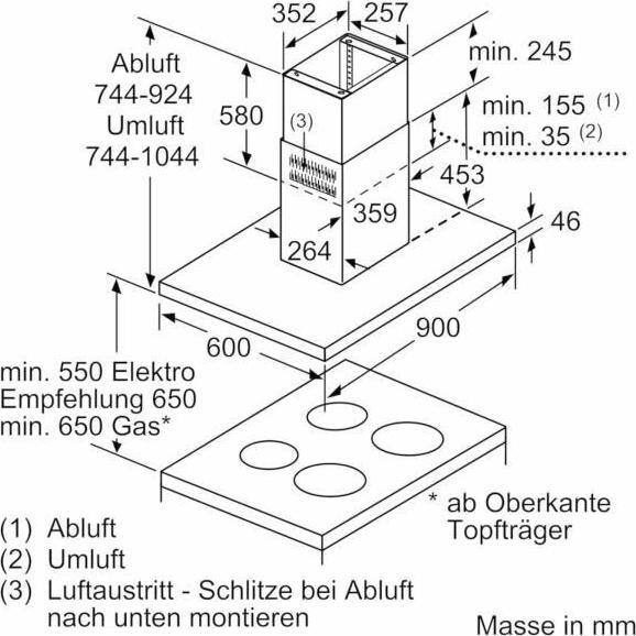 Image du produit Siemens LF91BUV50 (Hotte îlot)
