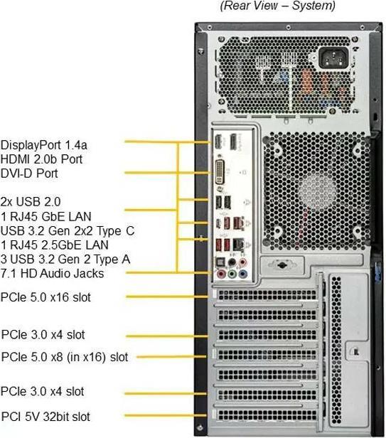 Produktbild Supermicro SuperWorkstation 531A-IL