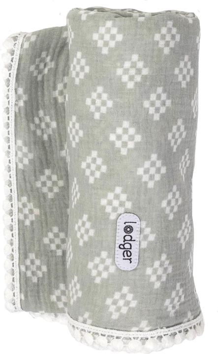 Produktbild Lodger Mulltuch Tribe Muslin Silt Green 120 x 120 cm (120 cm, 120 cm)