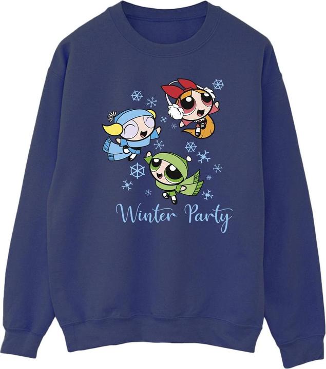 The Powerpuff Girls Girls Winter Party Sweatshirt (S)