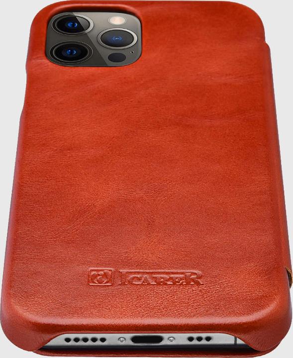 Actual product image iCarer Etui cuir avec rabat (Apple iPhone 12 Pro Max)