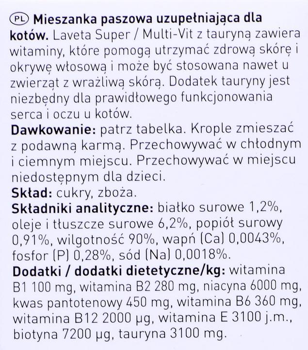 Produktbild beaphar Laveta Super Katze Tropfen (Senior, 1 Stk., 50 g)