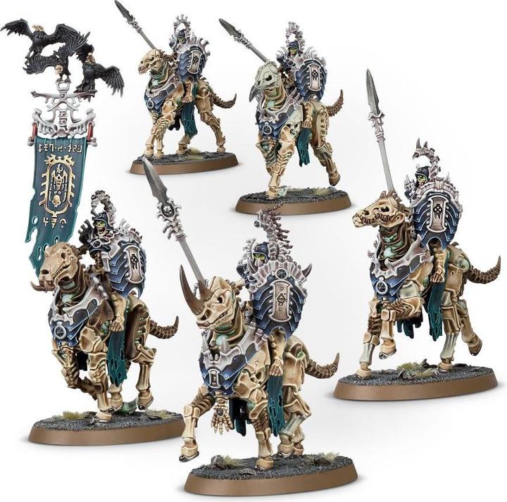 Actual product image Games Workshop Warhammer Age of Sigmar - Ossiarch B. Kavalos Deathriders (Plastic)