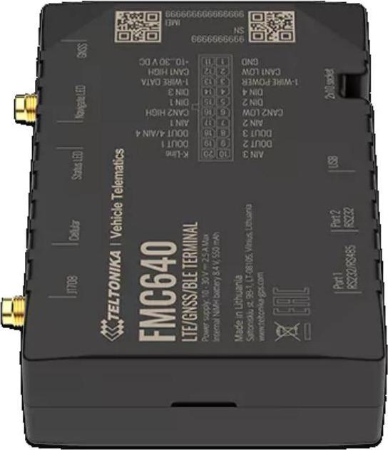 Image du produit Teltonika FMC640, 4G/LTE Tracker, Dual SIM (USB-A)
