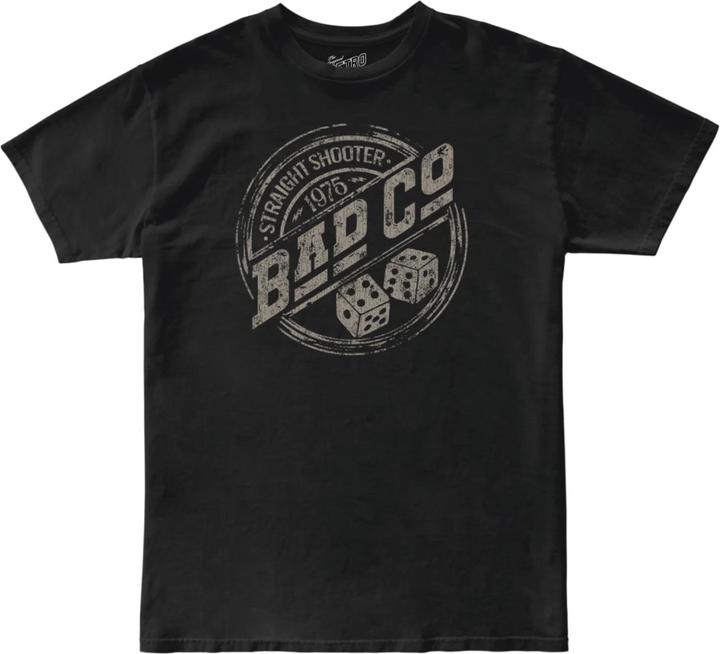 Actual product image Bad Company Unisex Adult Straight Shooter Roundel Cotton T-Shirt (S)