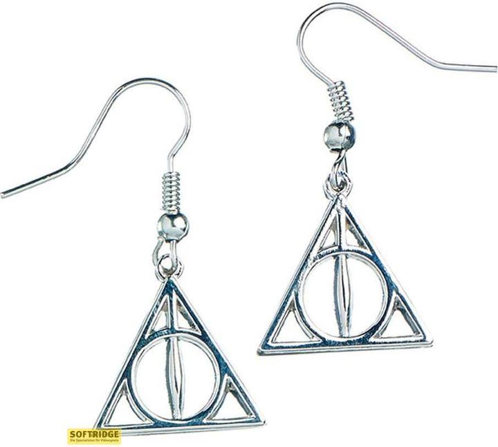 Immagine prodotto Carat Shop Orecchini a goccia Harry Potter - Doni della Morte (argento) (Argento)