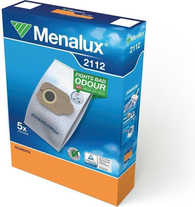 Image du produit Menalux 2112 Sacs à poussière pour Rowenta RO 64, RO 6432, RO 63, RO 68 / 5 sacs à poussière Duraflow Syn (5 x)