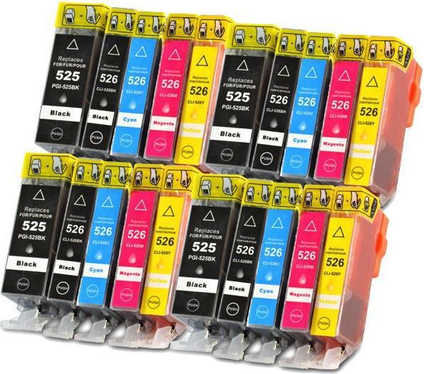 Actual product image Hermex Compatible Canon Pixma MX895 Print Cartridges 20pcs (M, Y, FC, C, PGBK)