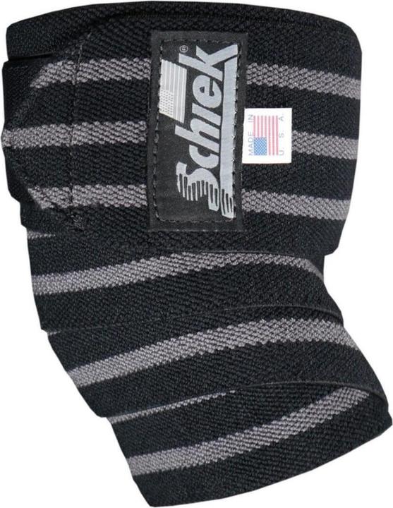 Schiek Elbow Wraps Model 1152S Black/Silver 52" (One Size)