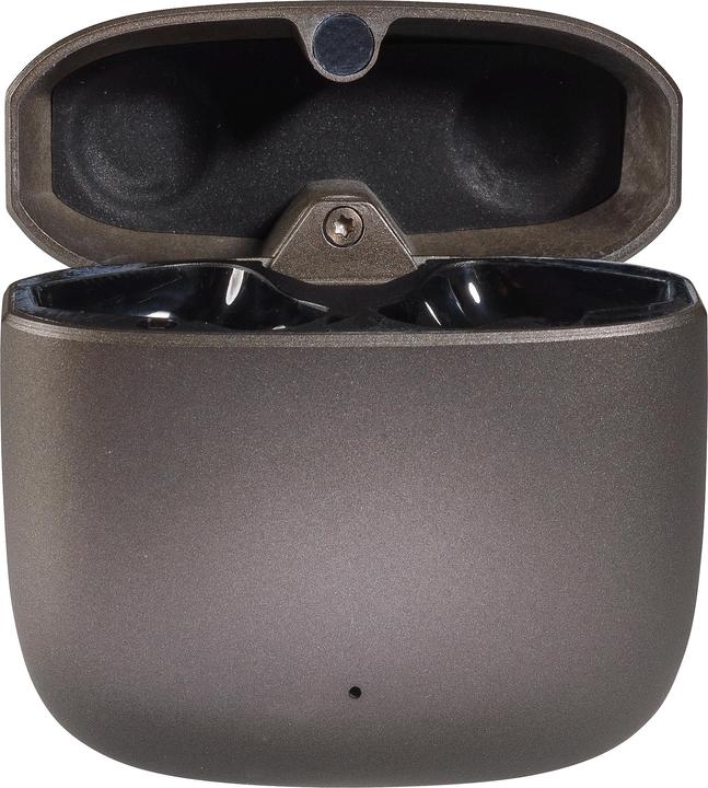 Immagine prodotto Vivanco Auricolari Bluetooth True Wireless, custodia in metallo, modalità a bassa latenza, antracite (180 h, Senza fili)