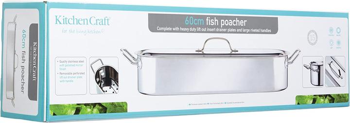 Actual product image Kitchen Craft Fisch-Dünster (Steam cooker, Stainless steel)