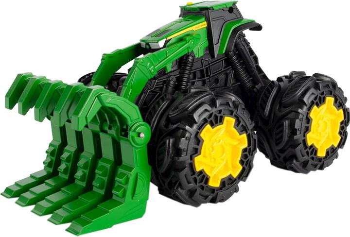 John Deere Trattore con benna mordente