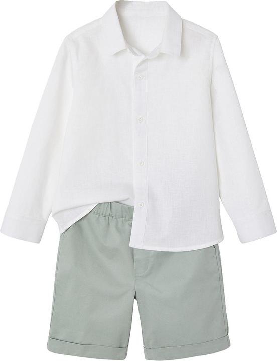 Produktbild Vertbaudet Festliches Jungen-Set: Hemd mit Stehkragen & Shorts (92)