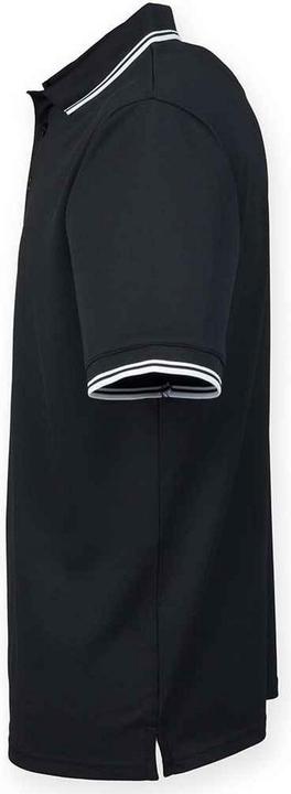 Actual product image Henbury Mens CoolPlus Tipped Polo Shirt (S)