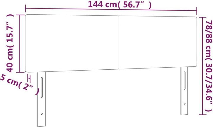 Image du produit VidaXL Conni (144 x 5 x 88 cm)