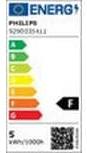 Actual product image Philips Led lamp (E14, 4.90 W, 470 lm, 3 x, F)