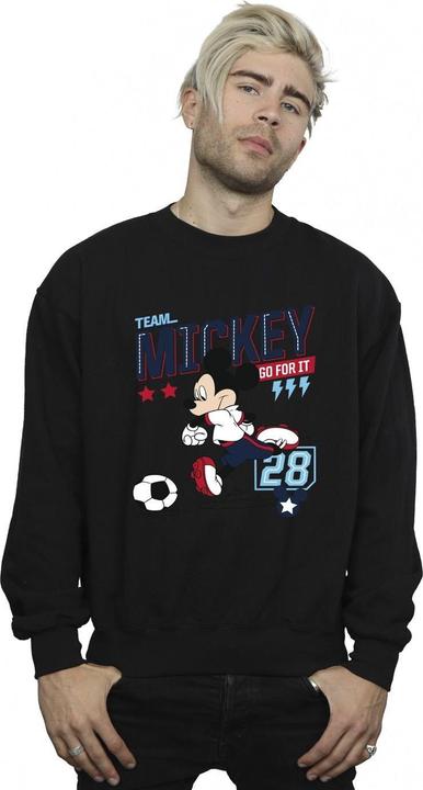 Actual product image Disney Mens Mickey Mouse Team Mickey Football Sweatshirt (3XL)
