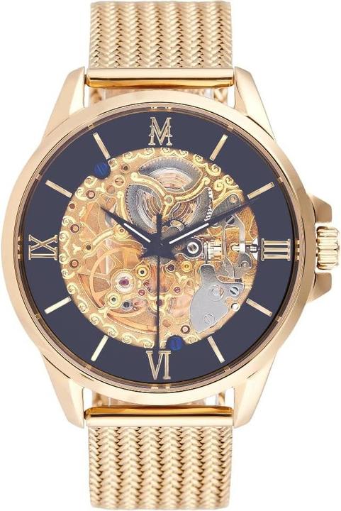 Montignac Automatische Uhr Round (Skeleton-Uhr, 42 mm)