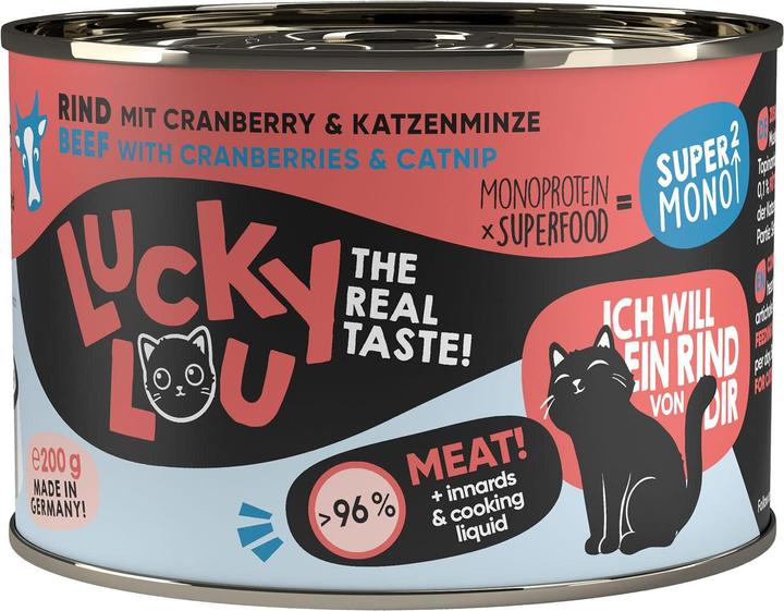 Immagine prodotto Lucky Lou Cibo umido per gatti (Adulto, 1 pz., 252 g)