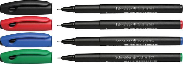 Actual product image Schneider Topliner 967 (Multicoloured, 4 x)