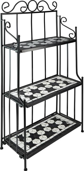 Immagine prodotto tectake Scaffale in metallo mosaico 3 piani