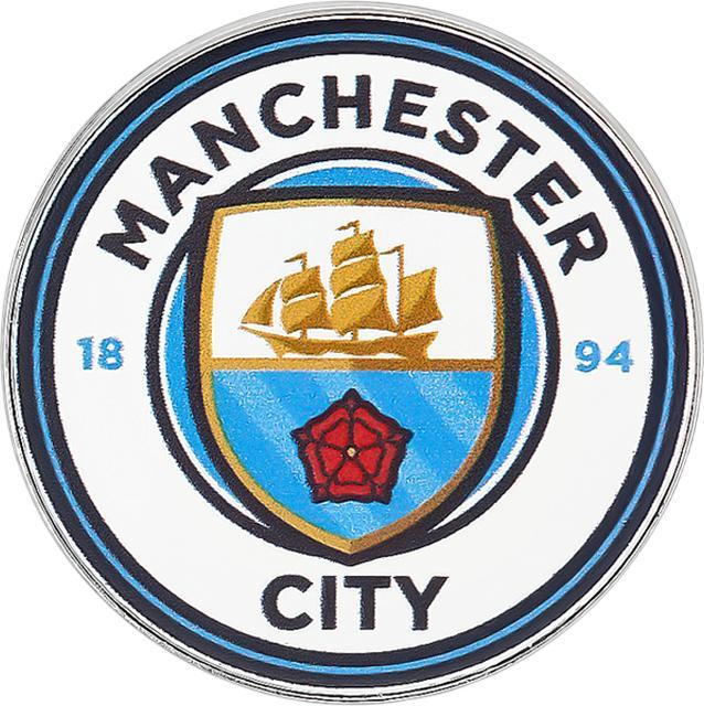 Actual product image Manchester City FC Club Enamel Crest Badge