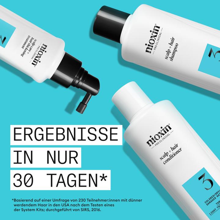 Actual product image Nioxin Scalp + Hair System 3 Shampoo (300 ml, Liquid shampoo)