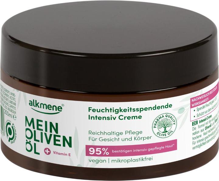 Image du produit Alkmene MEIN OLIVENÖL, Feuchtigkeitsspendende Intensiv Creme (Crème pour le corps, 200 ml)