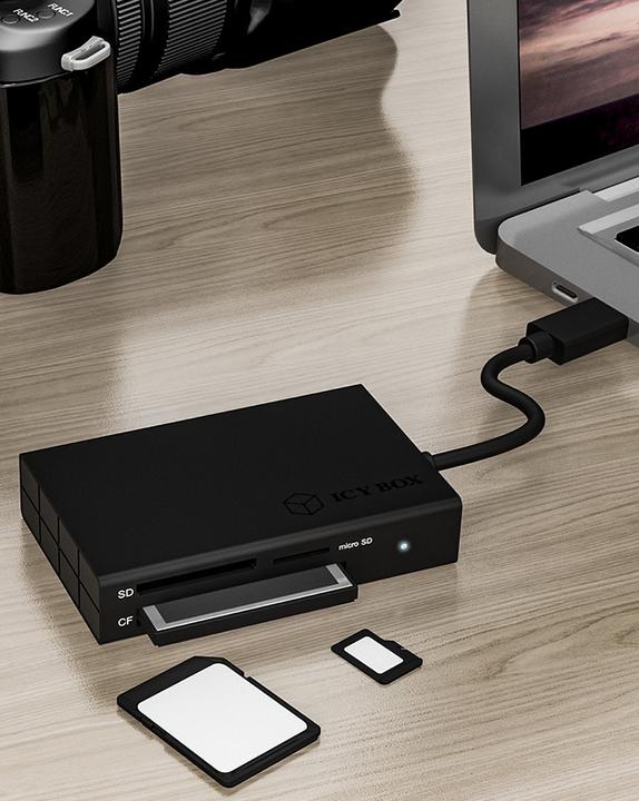 Actual product image Icy Box IB-CR401-C3 (USB-C)