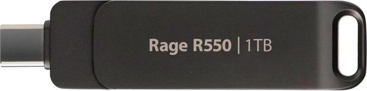 Produktbild Patriot Rage R550 1TB Dual USB A+C Alu 100MBs (1000 GB, USB-C, USB-A)