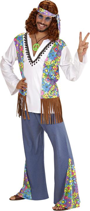 Produktbild Widmann Hippie Kostüm: Flower Power Outfit (S)