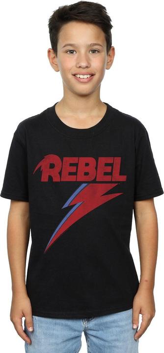 Produktbild David Bowie Distressed Rebel TShirt Jungen (152, 158)