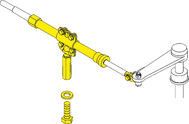 Teleflex Stringer Montagesatz 67 mm