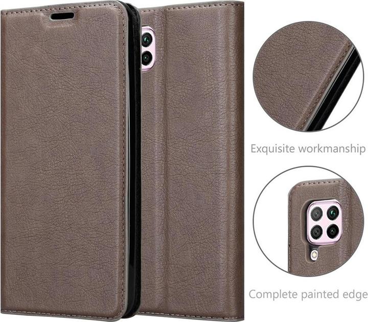 Actual product image Cadorabo Book Invisible Magnet Cover (Huawei Nova 7i, Huawei P40 Lite)
