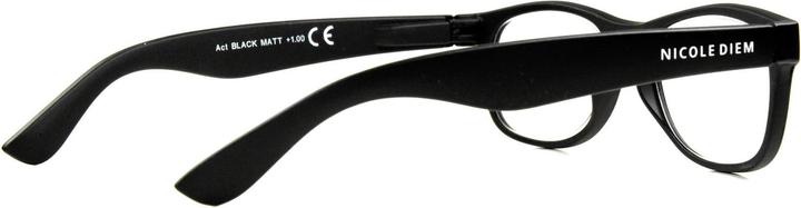 Produktbild Nicole Diem Lesebrille 1.00dpt Act black (+1)