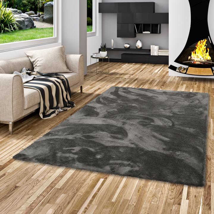 Image du produit Snapstyle Tapis shaggy de luxe à poils hauts Velours (200 x 200 cm)