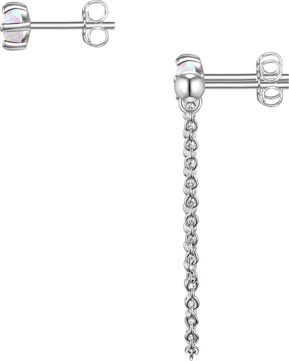 Actual product image Glanzstücke München Ladies Sterling Silver Opal (synth.) silver - 26621 (Sterling Silver)
