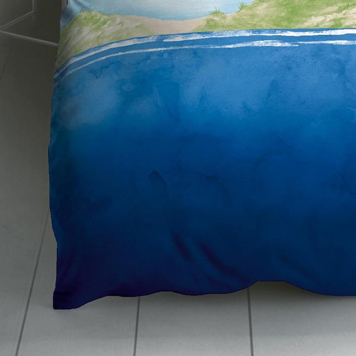 Actual product image Kaeppel Seersucker bed linen Lighthouse navy (Bedding set, 135x200 cm + 80x80 cm)