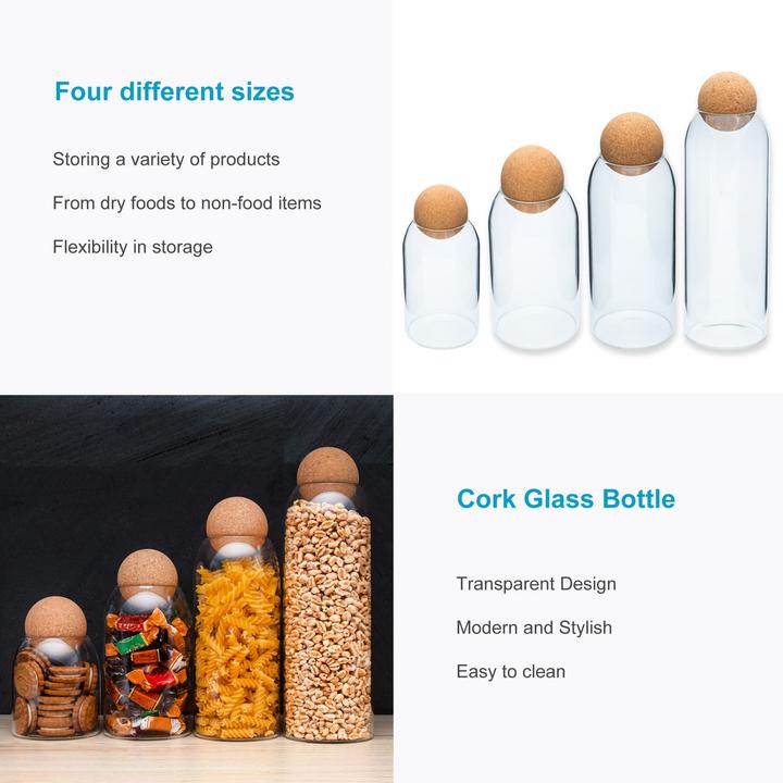 Produktbild Intirilife Aufbewahrungsbehälter Vorratsglas Set (0.93 l)